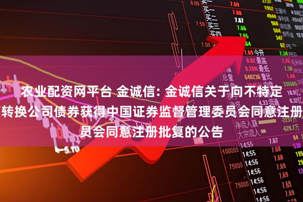 农业配资网平台 金诚信: 金诚信关于向不特定对象发行可转换公司债券获得中国证券监督管理委员会同意注册批复的公告